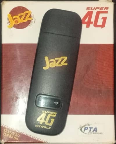 Jazz Super 4G Wingle W02-LW43 – Brand New, PTA Approved