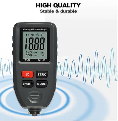 Car Paint Tester checker R&D TC100 Coating Thickness 0.1micron/0-1300