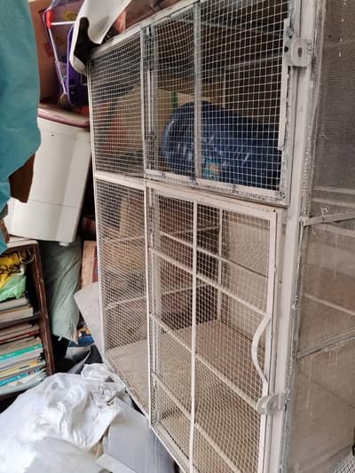 Full metal cage || 2 door and 2 portions cage || For all type of birds
