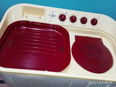Super Asia washing machine twin tub model number SA 244