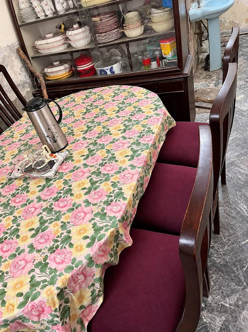 Dining table with 6 chairs 1