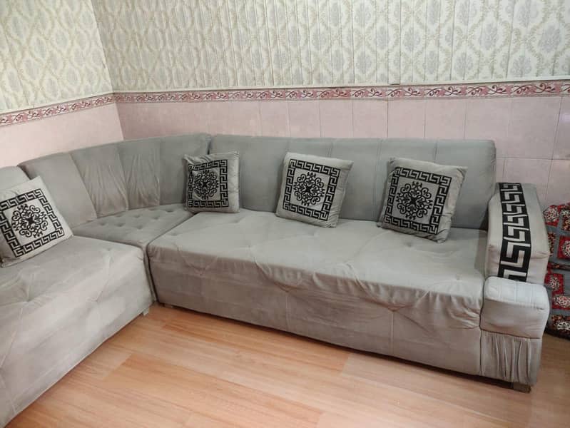 L Shaped sofa set 1