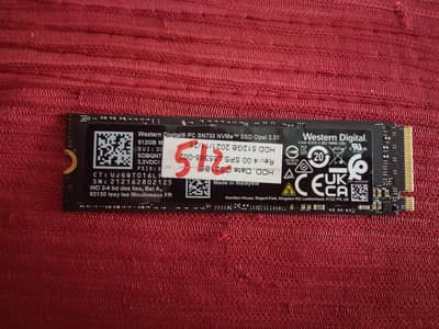 512 SSD NVME Hard Drive