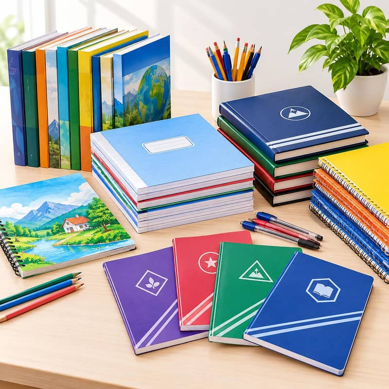 ہر قسم کی کتابیں، کاپیاں اور اسٹیشنری مناسب قیمت پر 1