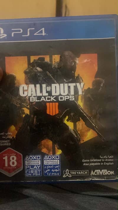 PlayStation 4 call of duty bop 3 and 4