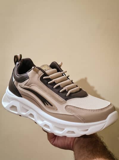 Trumen Chunky Sneakers Beige Taupe - Men's Shoes Size 40-45