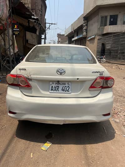 Toyota Corolla XLI 2012