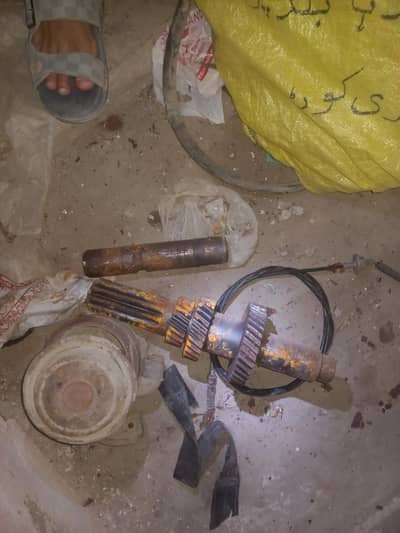 used gaer shaft and water body