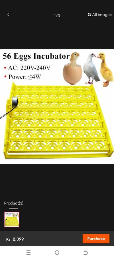 incubator egg tray