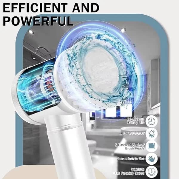 Wireless Magic Cleaning Brush – Rechargeable 0