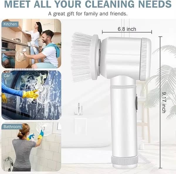 Wireless Magic Cleaning Brush – Rechargeable 4