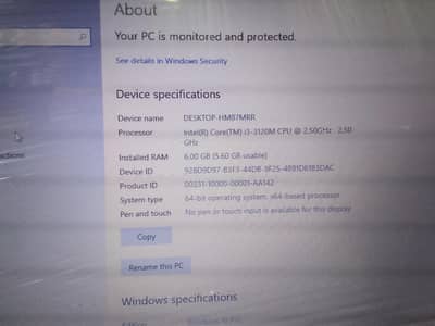 Lenovo Thinkpad core i3 3rd generation 6gb ram condition new