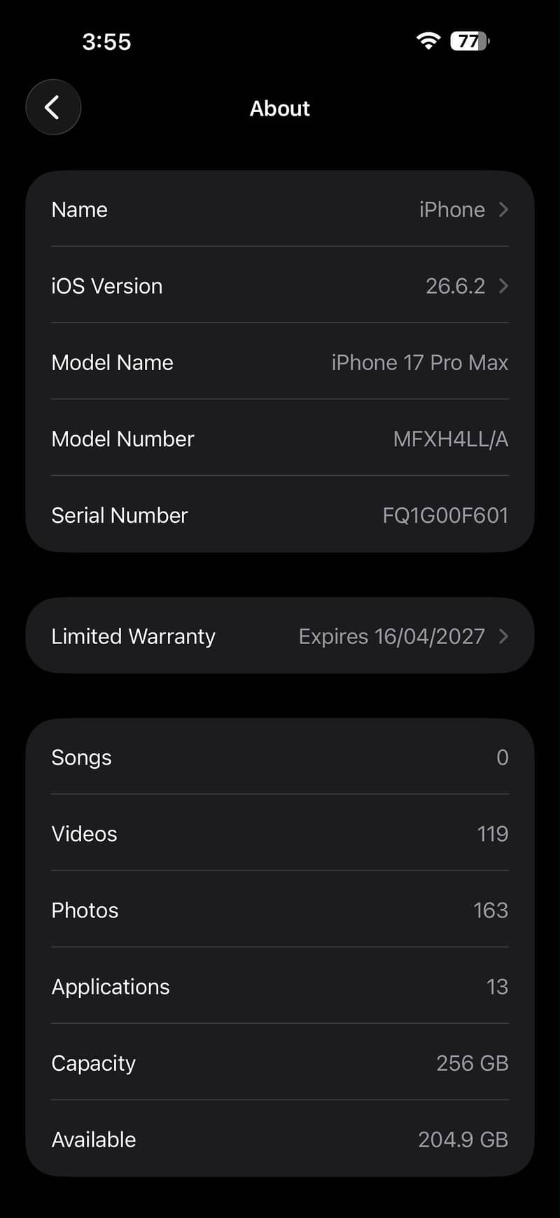 Apple iPhone 17 Pro Max 5