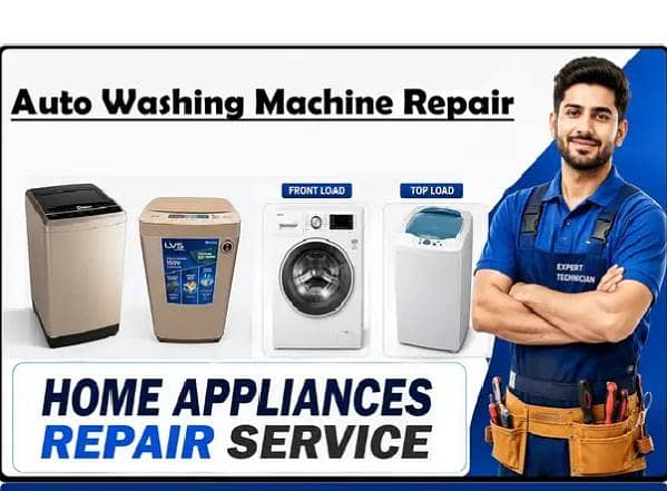 fully automatic washing machine repairing 2