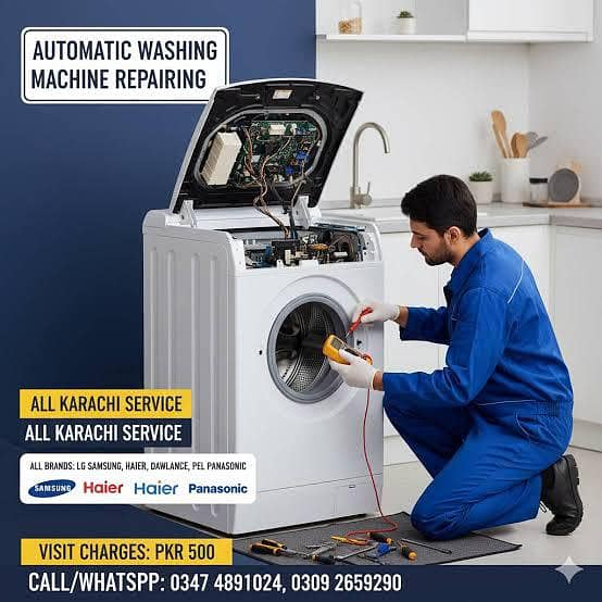 fully automatic washing machine repairing 5