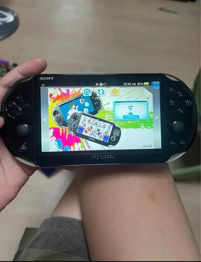 PS Vita Slim 2000 64GB Jailbreak Console with Charger
