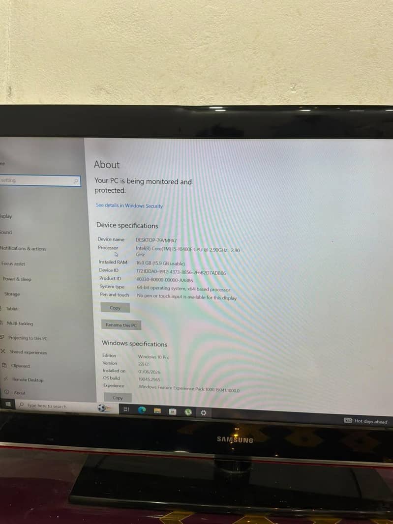 Gaming PC Setup for Sale/Intel Core i5 10400F/16GB RAM 2