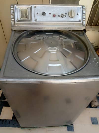 Haier 15KG Steel Body Washing Machine - With Cap  10/10 Working