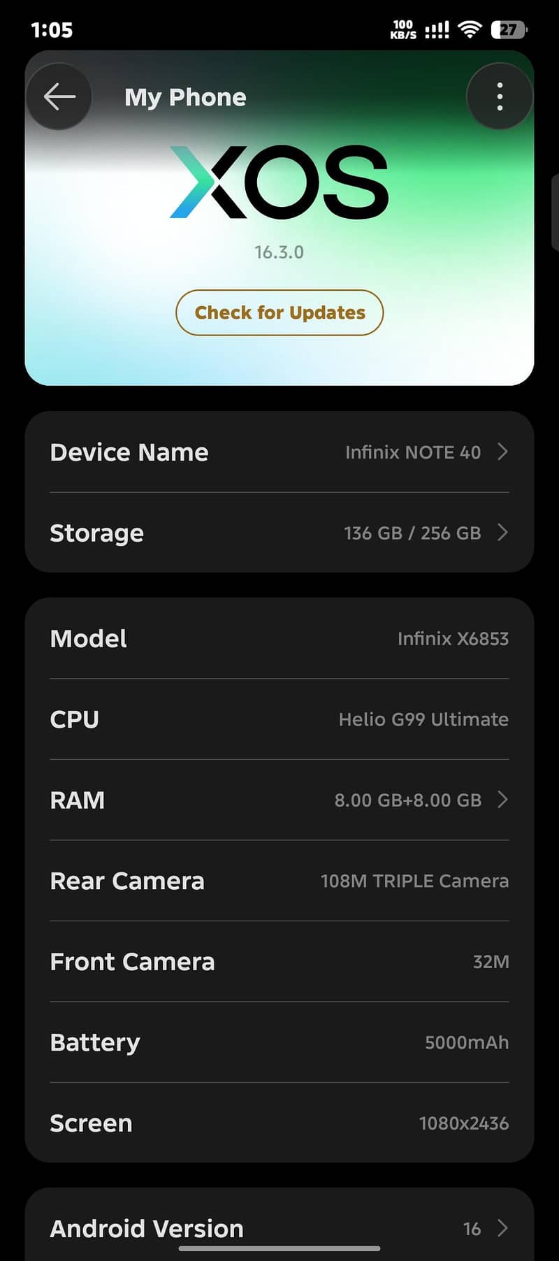 Infinix Note 40 6