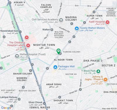 Tile floor 3rd floor 2 bed for rent Walton road Lahore