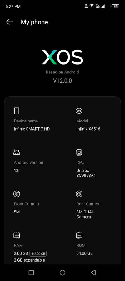 Infinix Smart 7 HD