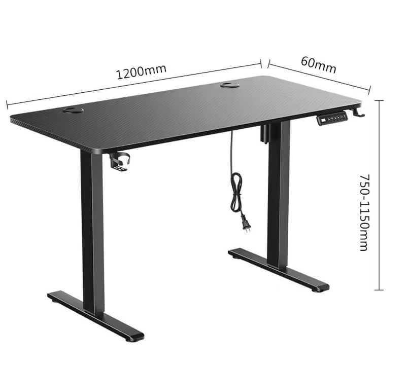 height Adjustable desk, standing desk, height adjustable table, 9