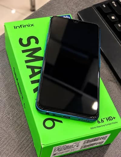 Infinix Smart 6 – 2GB RAM / 32GB Storage – Full Box – 9.5/10 Condition