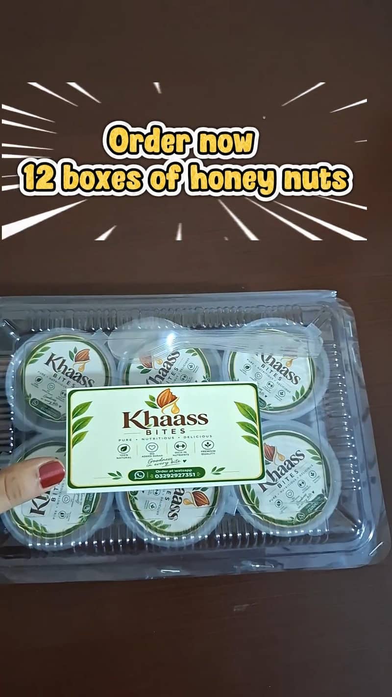 Honey with nuts pack 5