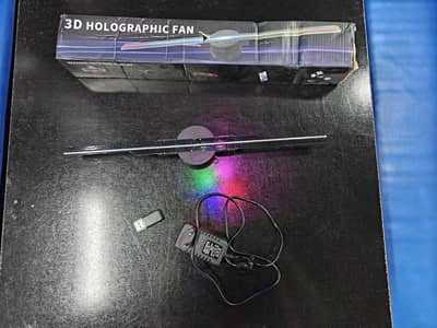 3D Holographic Fan LED Display Advertising Sign – 42cm Display Area