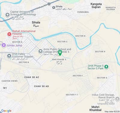 Kanal Plot For Sale In DHA 5 Islamabad