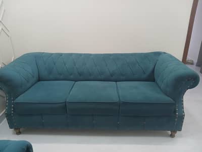 royal peacock chesterfield armchair