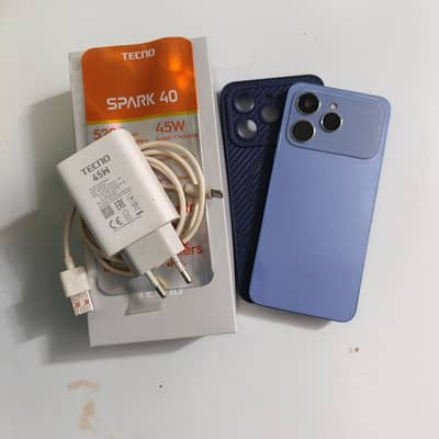Tecno Spark 40 full box 6 Plus 6 12GB Ram 128 GB Memory battery 5200