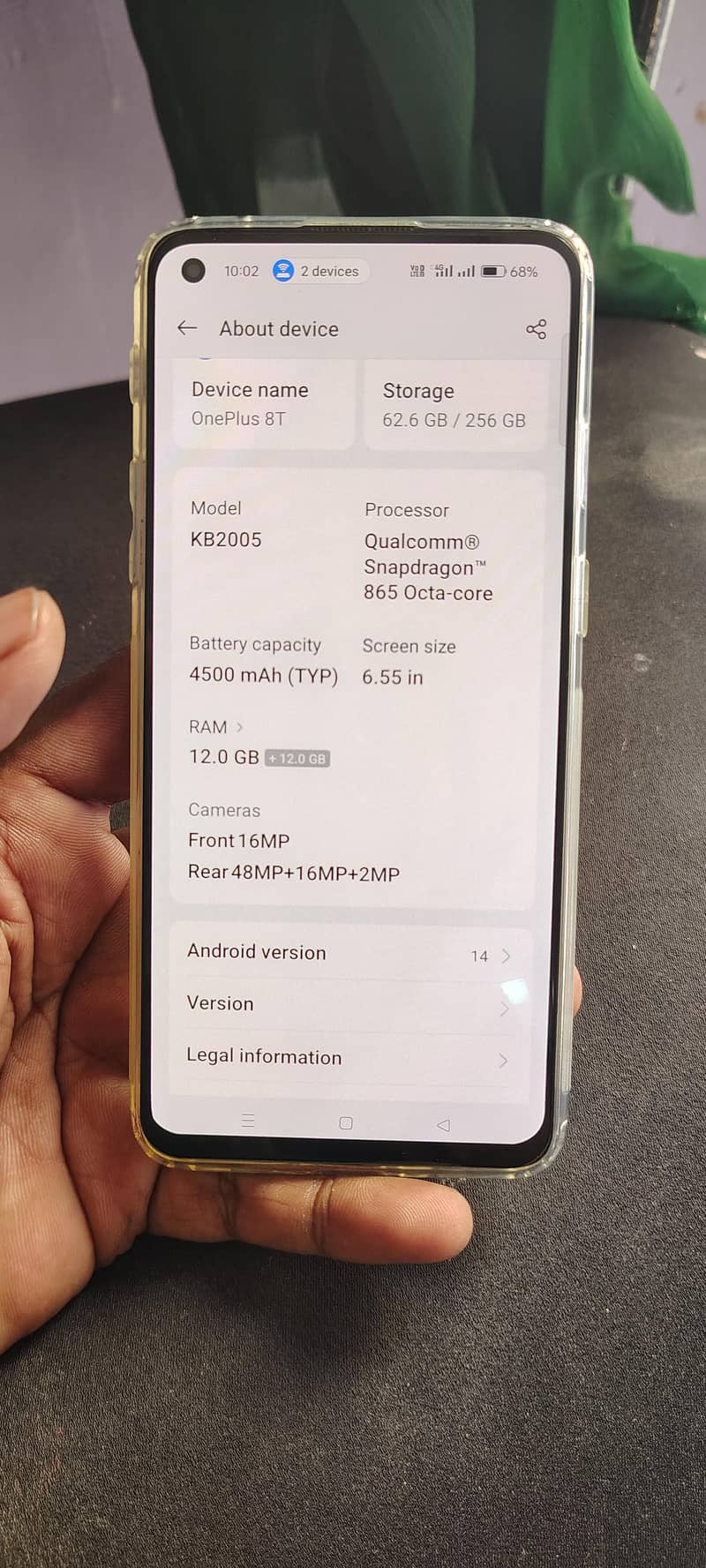 One Plus 8T 7