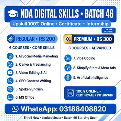 NDA batch 46 admissions open