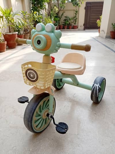Kids Cute Tricycle with Basket – 50% OFF (Excellent Condition)