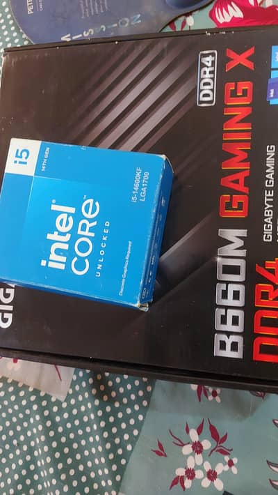 i5 14600kf and B660m gaming x ddr4 motherboard