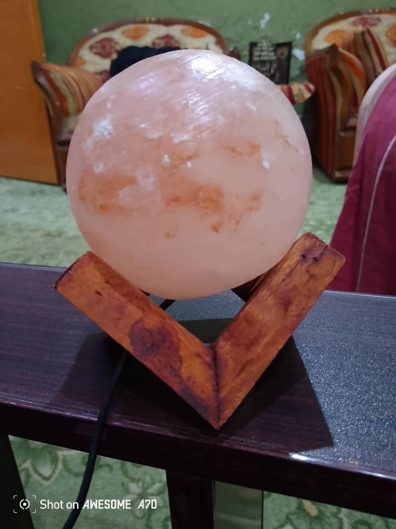 Moon lamp with cable 1
