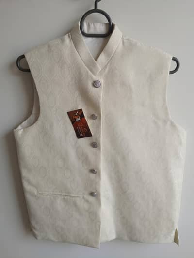 | Premium Creamy waistcoat | |For men|