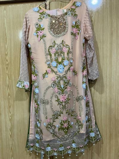3pcs embroidered suit