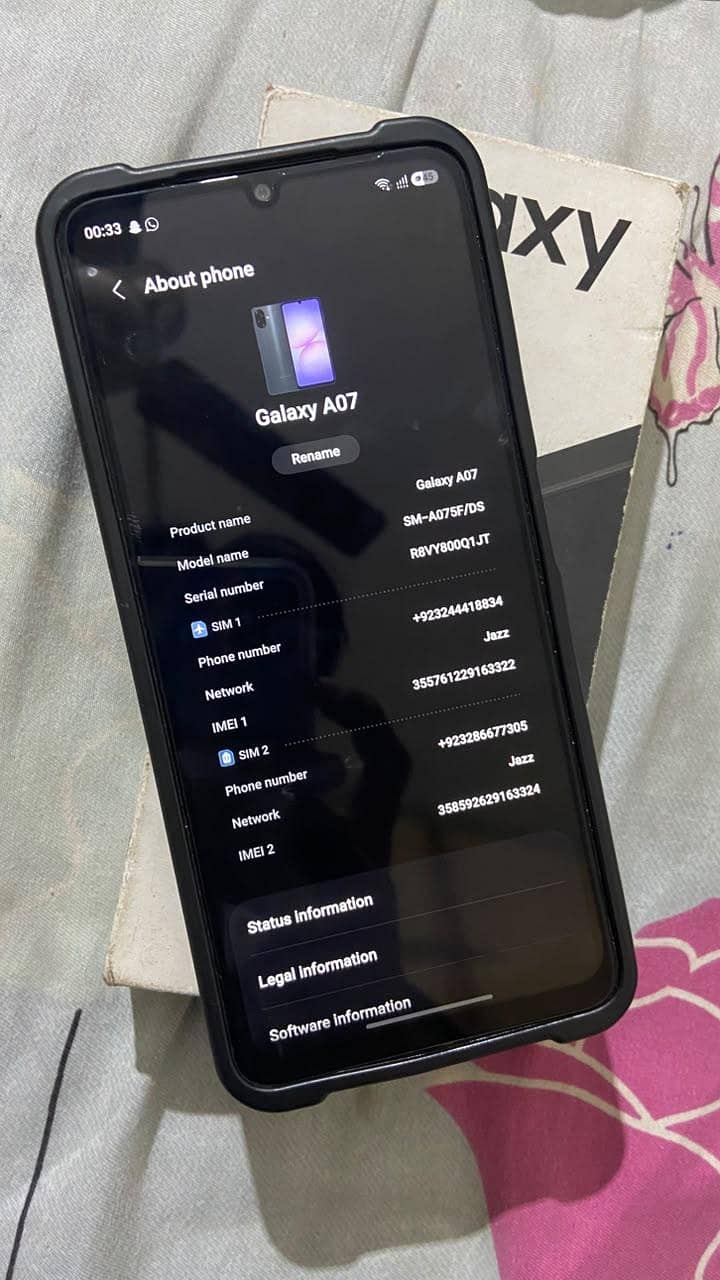 Samsung Mobile A07 4
