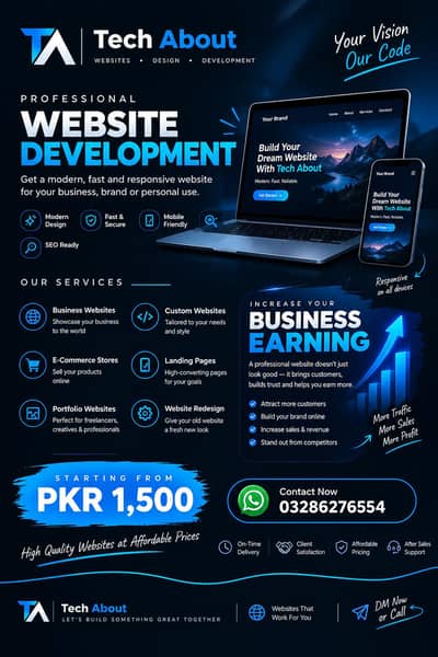 Professional Website Development | Business Website Starting Rs. 1,500