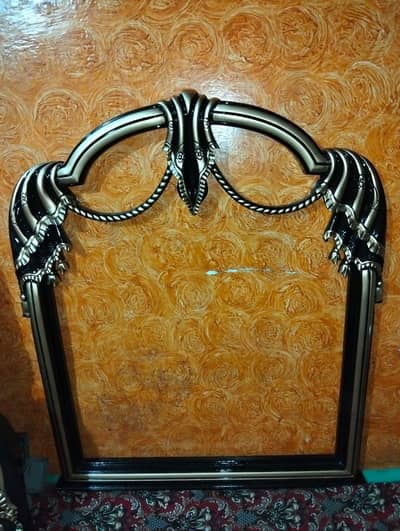 Chiniot Wooden Bed Frame Set + Dressing Mirror Frame