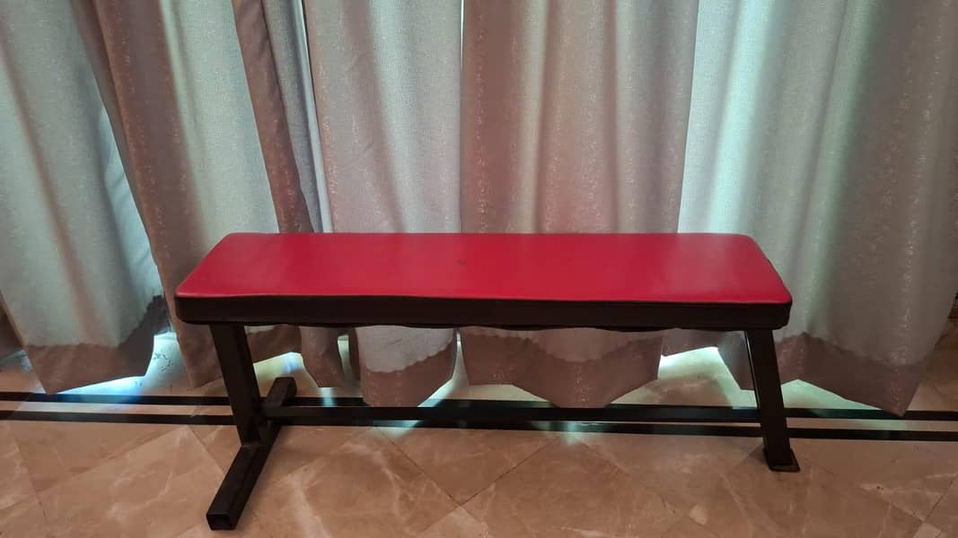 gym weights,bar,stool,plates 8