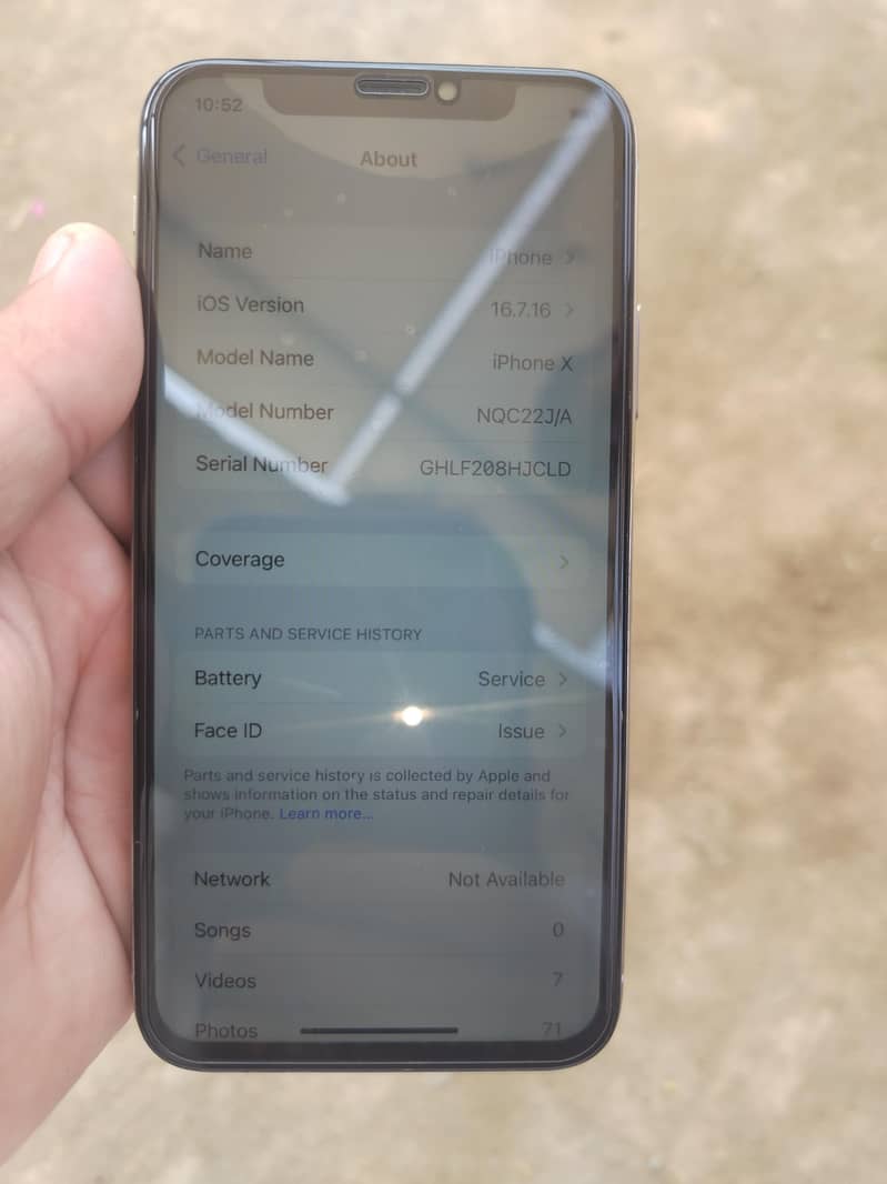 IPhone x 256 GB 2