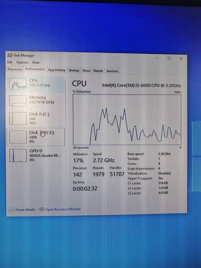 Hp z240 pc i5 6gen