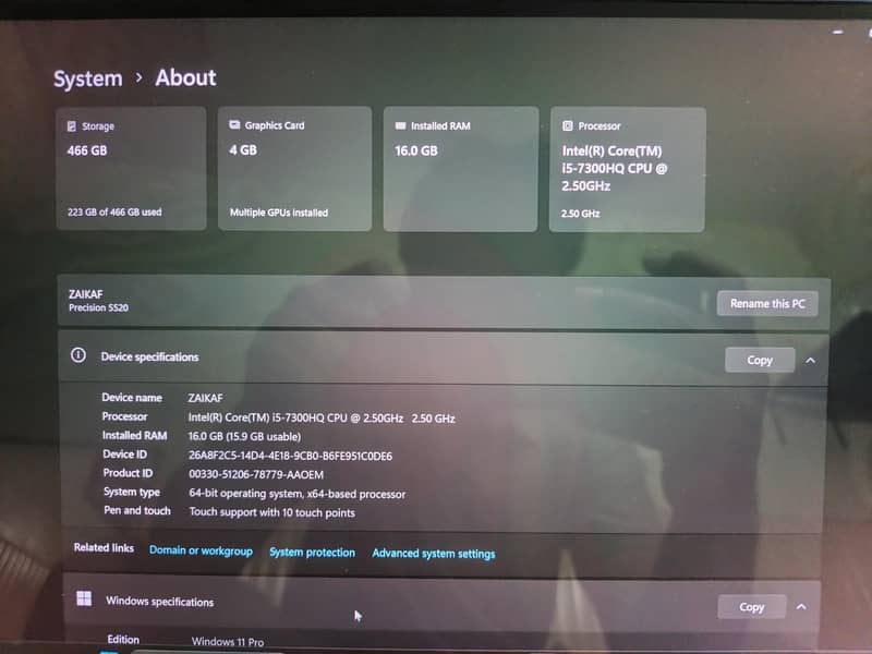 dell precision book 5520 0