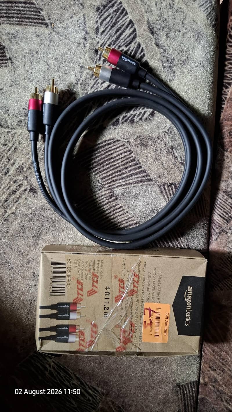 Monster RCA + Amazon Basic RCA 1m 4