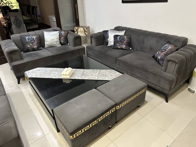 7 Seater Sofa with Table 1