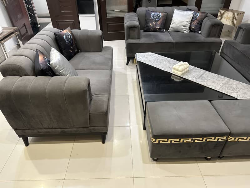 7 Seater Sofa with Table 2