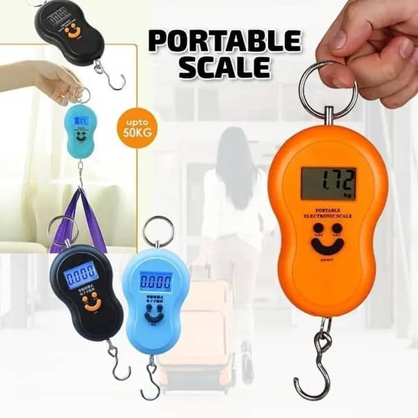 T  Portable Digital Scale Hand Bag Luggage Fishing Up to 50kg.